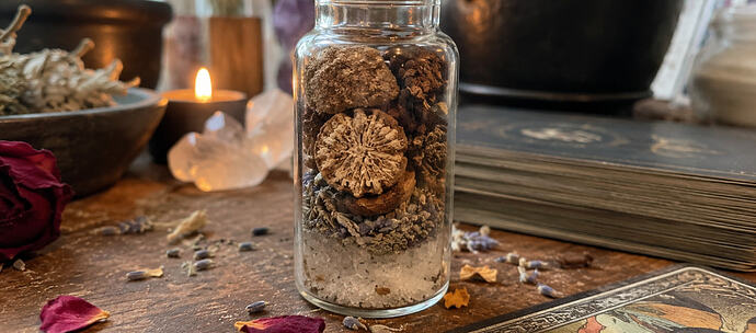 nutmeg wiccan spell jar