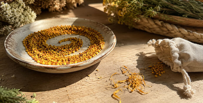 bee pollen ritual