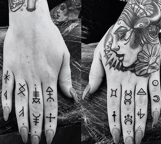 wiccan hands