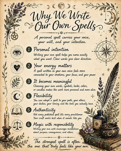 why write your own spells