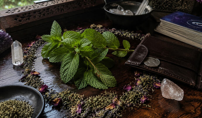 Spearmint ritual spell