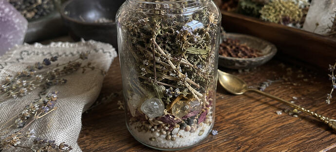 Vervain spell jar