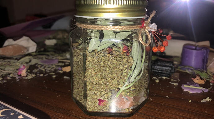 Sage spell jar