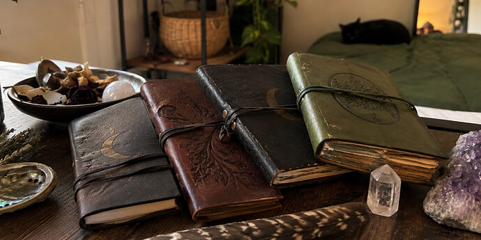 book of shadows and grimoires