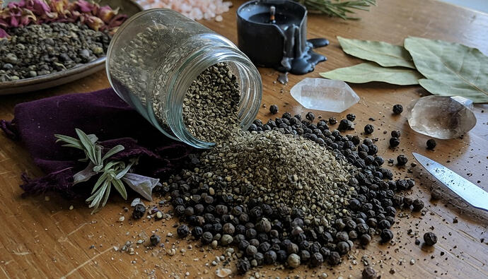 black salt magickal properties