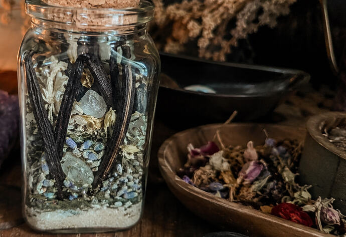 vanilla wiccan spell jar