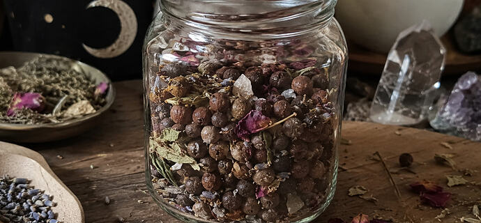 allspice wiccan spell jar