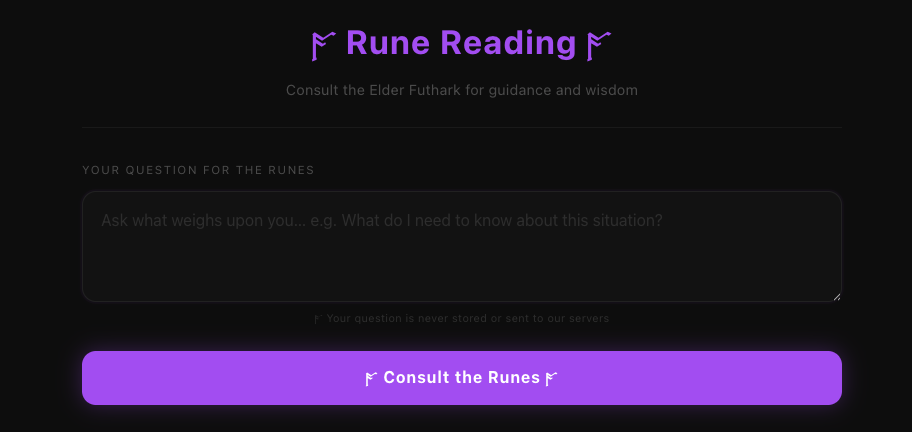 rune reading tool